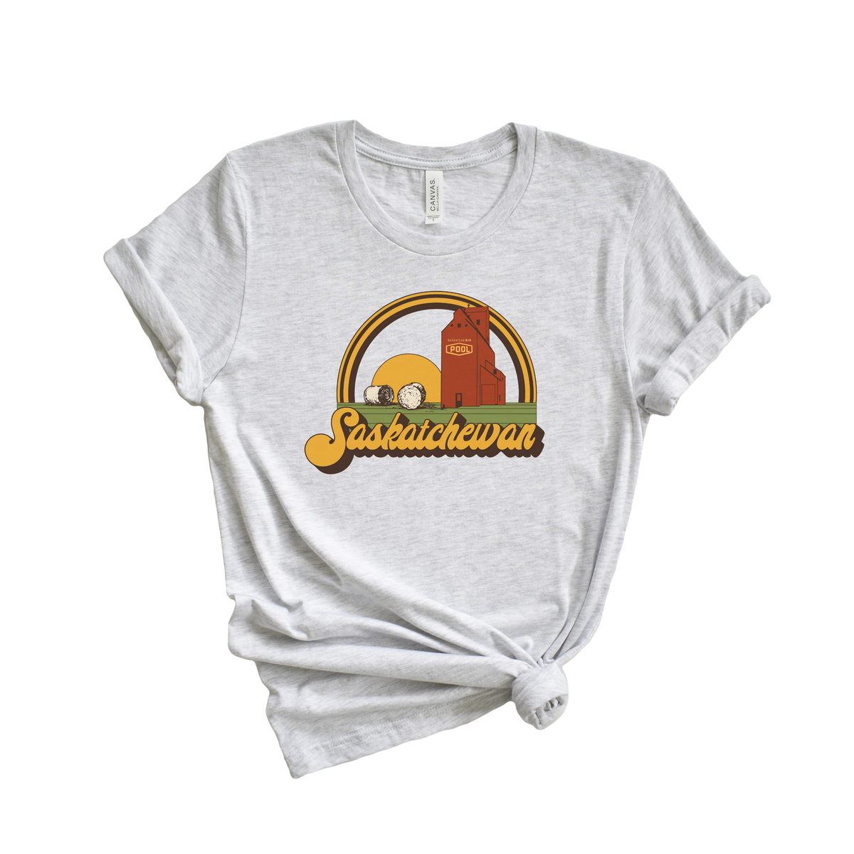 SASKATCHEWAN retro tee