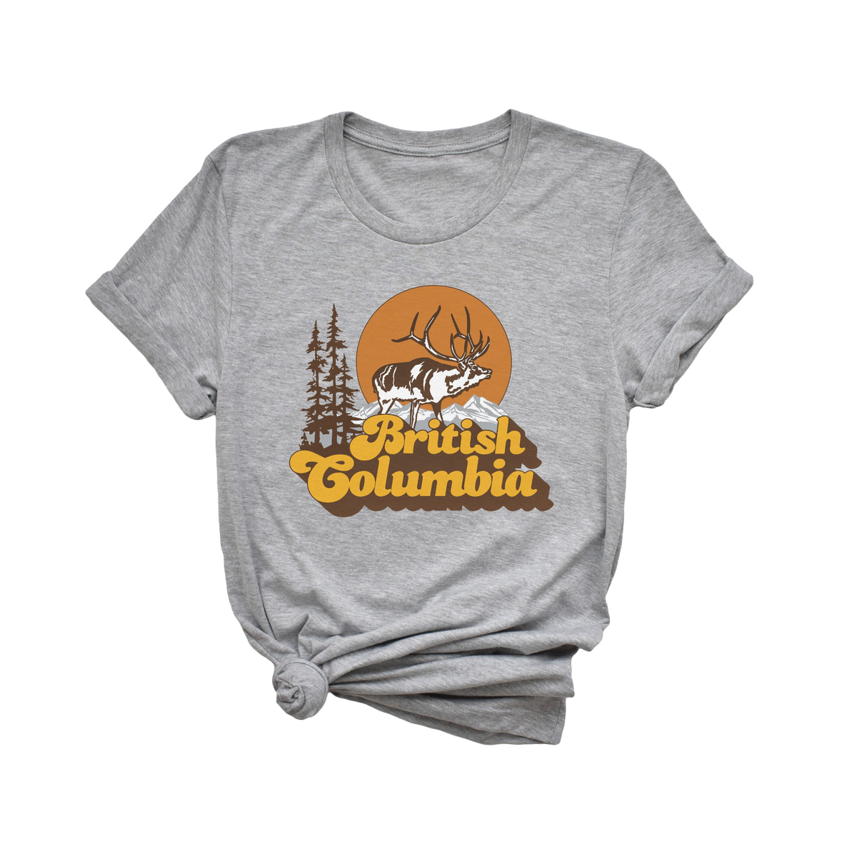 BRITISH COLUMBIA retro tee