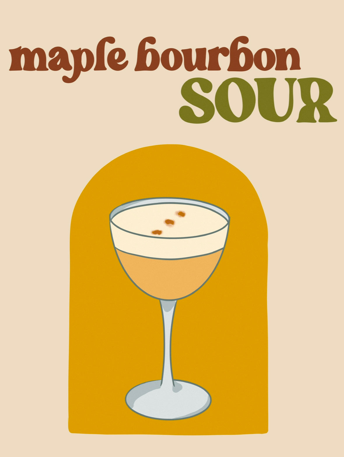 Maple Bourbon Sour
