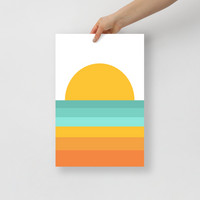Load image into Gallery viewer, SHERBET SUNSET wall art (unframed)
