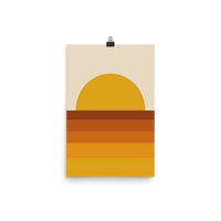 Load image into Gallery viewer, RETRO SUNSET wall art (unframed)
