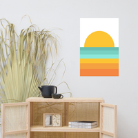 Load image into Gallery viewer, SHERBET SUNSET wall art (unframed)
