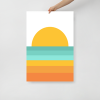 Load image into Gallery viewer, SHERBET SUNSET wall art (unframed)
