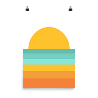 Load image into Gallery viewer, SHERBET SUNSET wall art (unframed)
