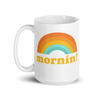 Load image into Gallery viewer, MORNIN! coffee mug
